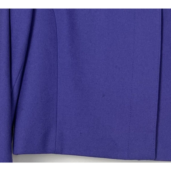 Vintage Pendleton100% Virgin Wool Skirt Suit Set12 Women purple 2 piece made usa - Picture 8 of 12